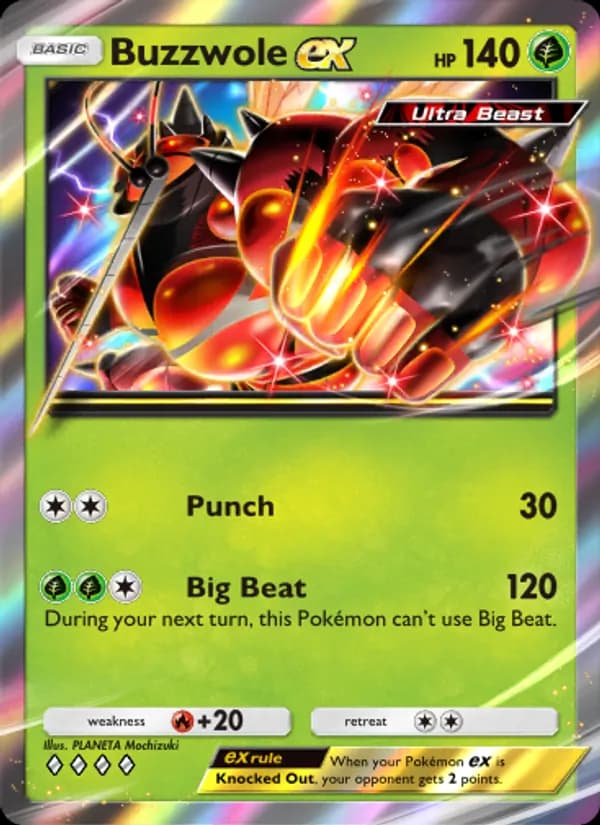 Buzzwole ex — Extradimensional Crisis, Four Diamond