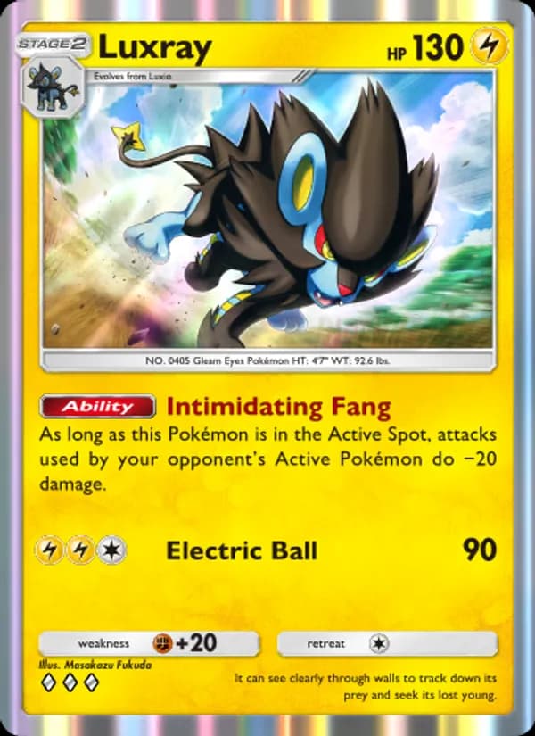 Luxray — Extradimensional Crisis, Three Diamond