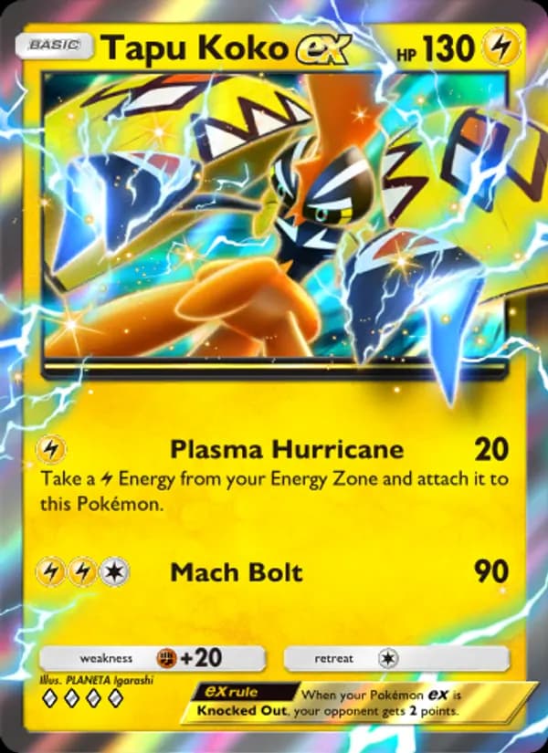 Tapu Koko ex — Extradimensional Crisis, Four Diamond