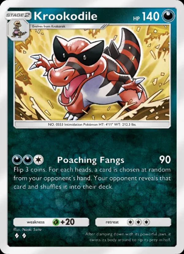 Krookodile — Extradimensional Crisis, Two Diamond
