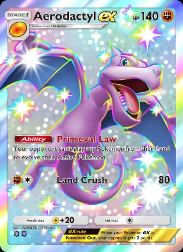 Aerodactyl ex — Extradimensional Crisis, Two Shiny