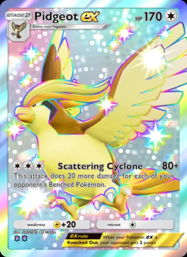 Pidgeot ex — Extradimensional Crisis, Two Shiny