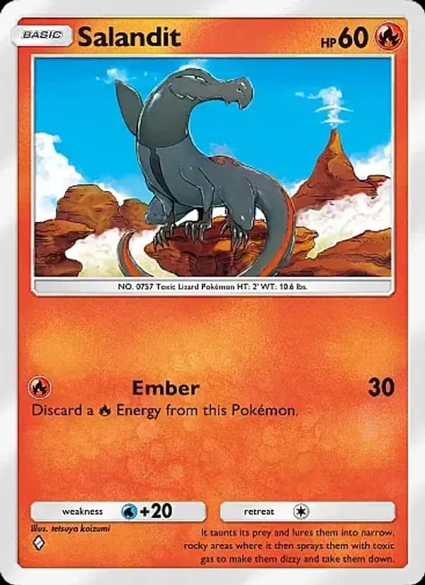Salandit — Eevee Grove, One Diamond