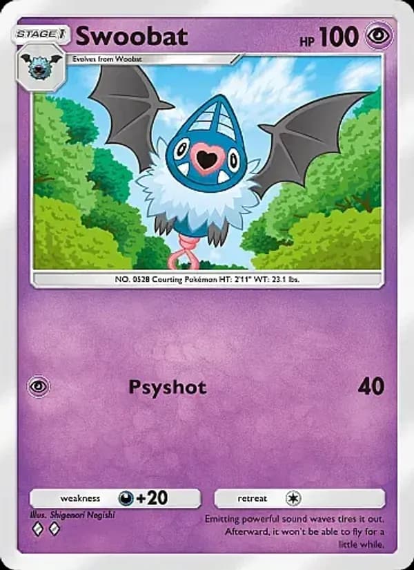 Swoobat — Eevee Grove, Two Diamond