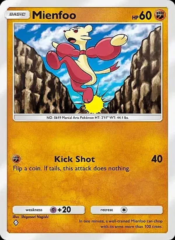 Mienfoo — Eevee Grove, One Diamond