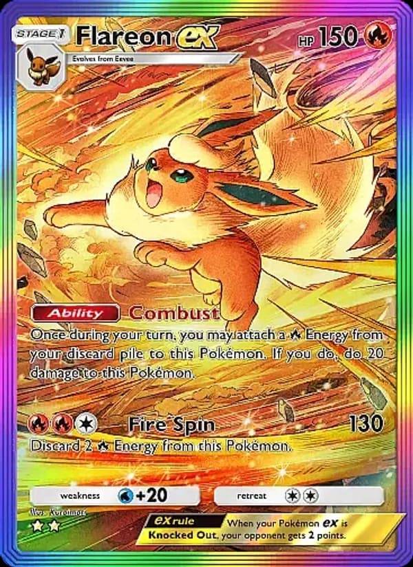 Flareon ex — Eevee Grove, Two Star