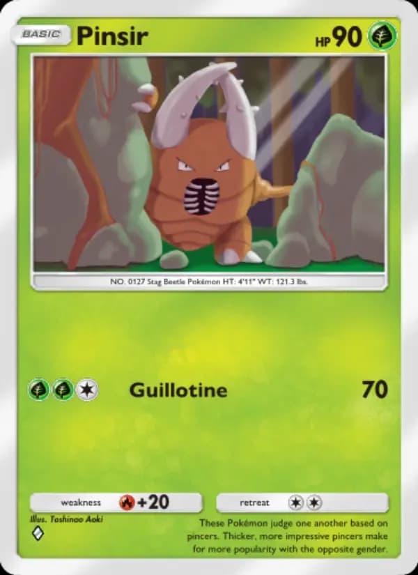 Pinsir — Wisdom of Sea and Sky, One Diamond