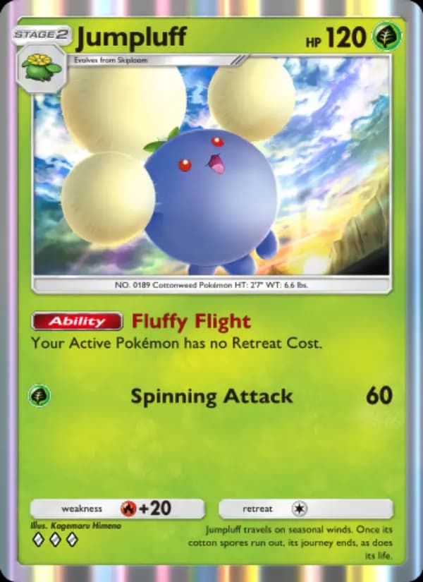 Jumpluff — Wisdom of Sea and Sky, Three Diamond