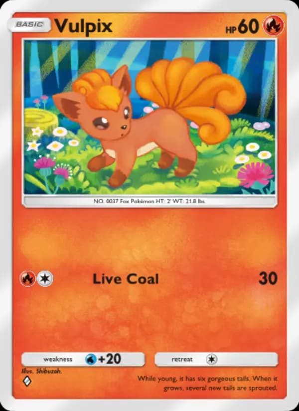 Vulpix — Wisdom of Sea and Sky, One Diamond