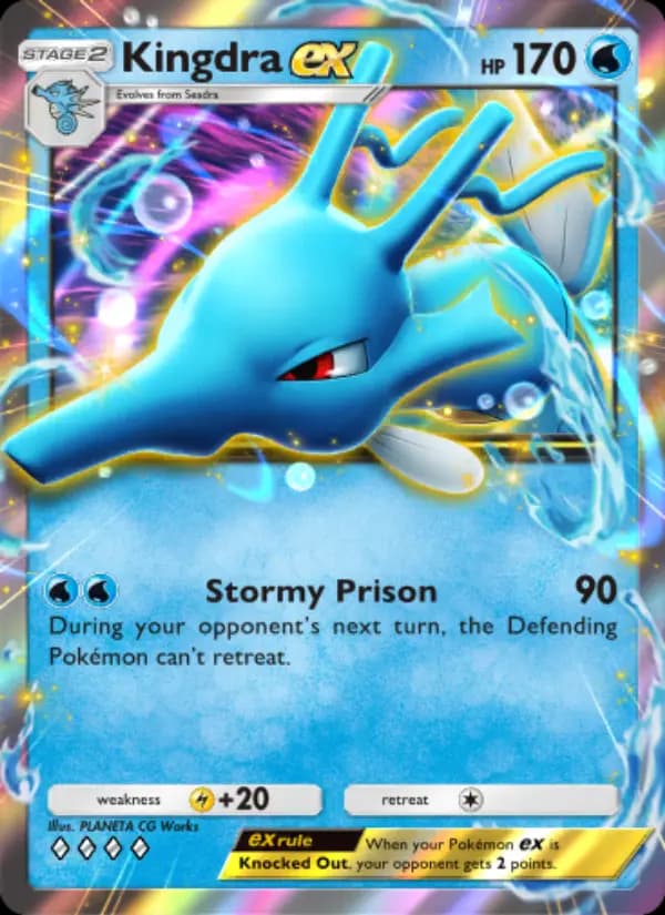 Kingdra ex — Wisdom of Sea and Sky, Four Diamond