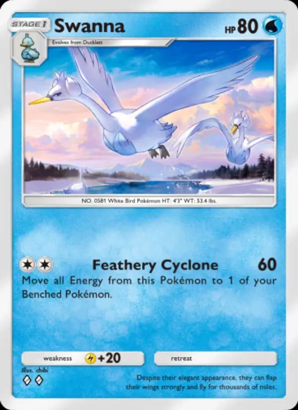 Swanna — Wisdom of Sea and Sky, Two Diamond