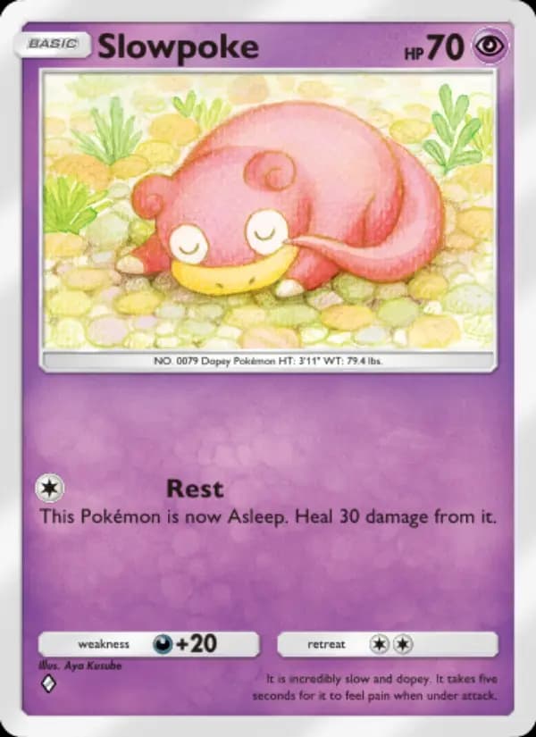 Slowpoke — Wisdom of Sea and Sky, One Diamond