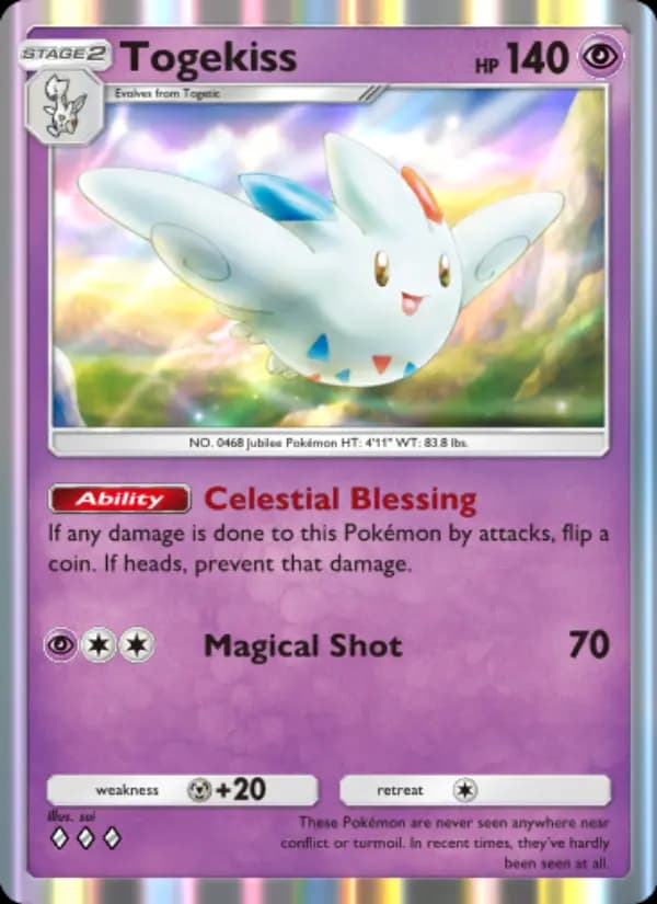Togekiss — Wisdom of Sea and Sky, Three Diamond