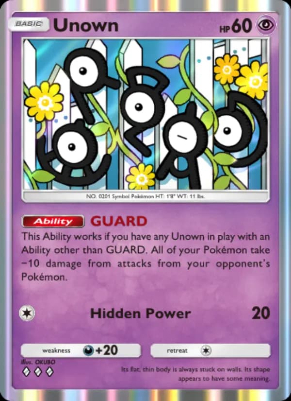 Unown — Wisdom of Sea and Sky, Three Diamond