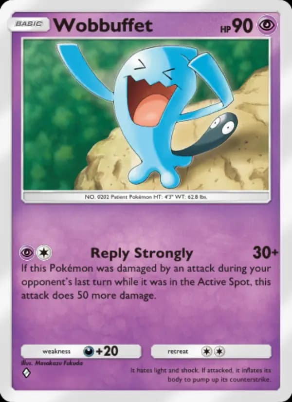 Wobbuffet — Wisdom of Sea and Sky, One Diamond