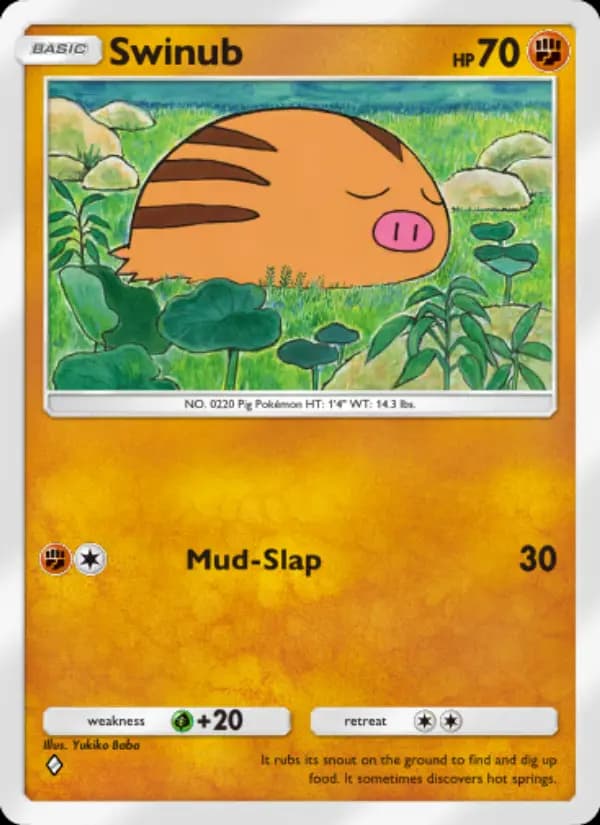 Swinub — Wisdom of Sea and Sky, One Diamond