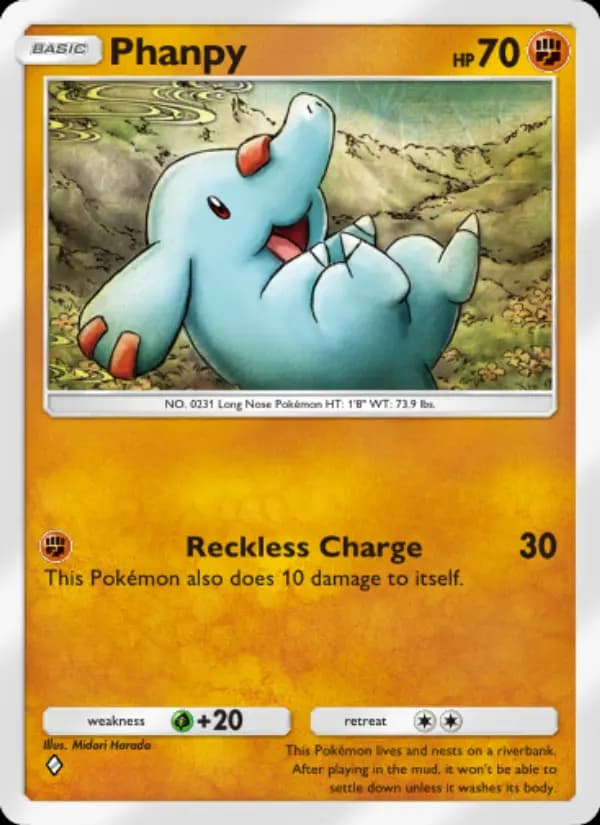 Phanpy — Wisdom of Sea and Sky, One Diamond