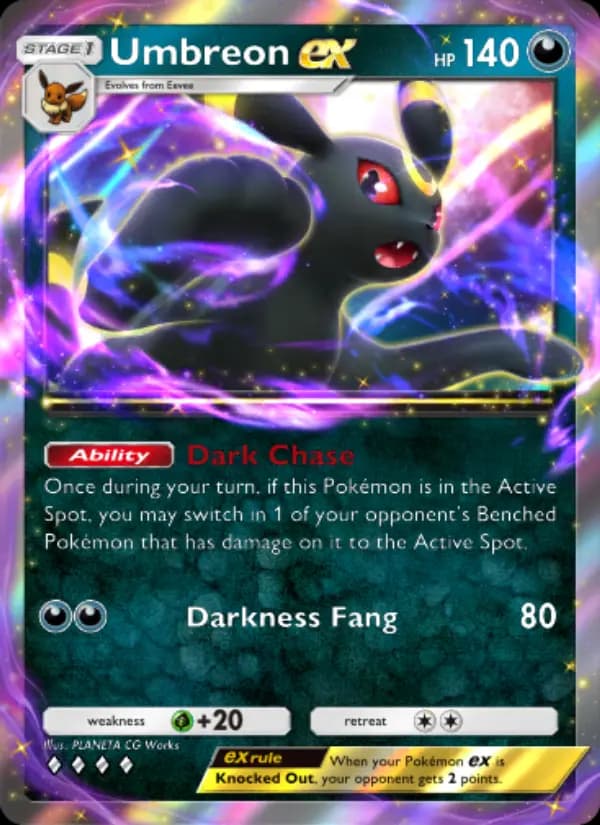 Umbreon ex — Wisdom of Sea and Sky, Four Diamond