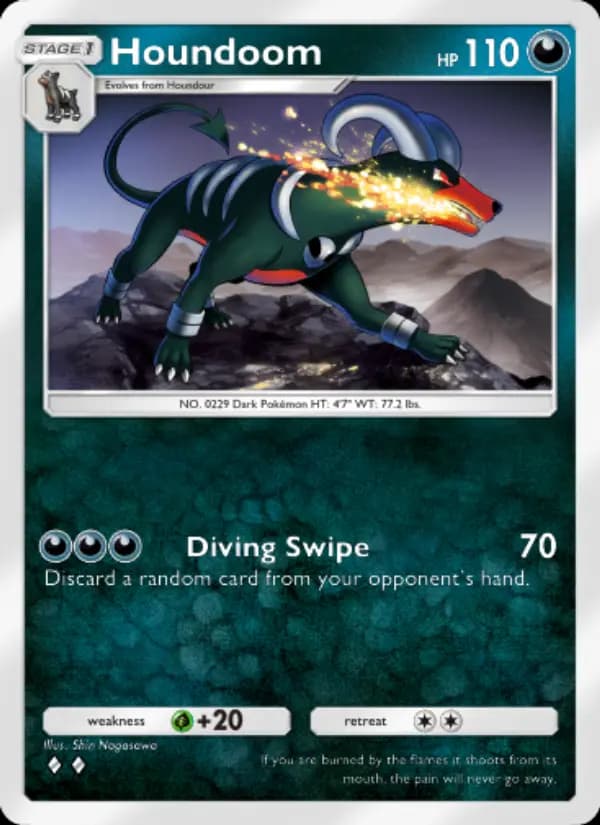 Houndoom — Wisdom of Sea and Sky, Two Diamond