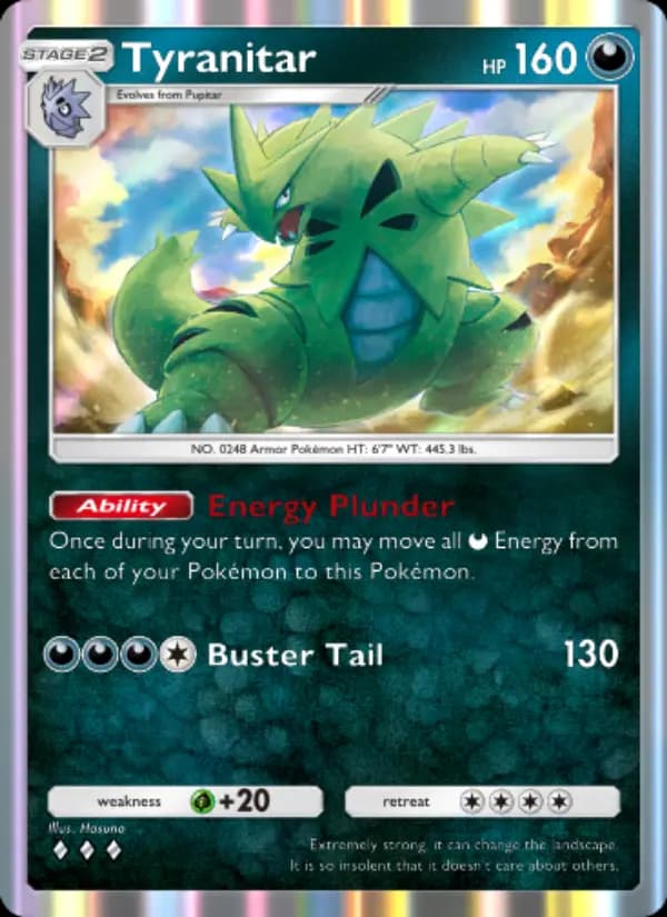 Tyranitar — Wisdom of Sea and Sky, Three Diamond