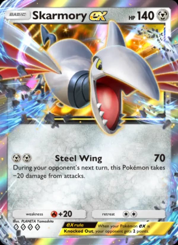 Skarmory ex — Wisdom of Sea and Sky, Four Diamond