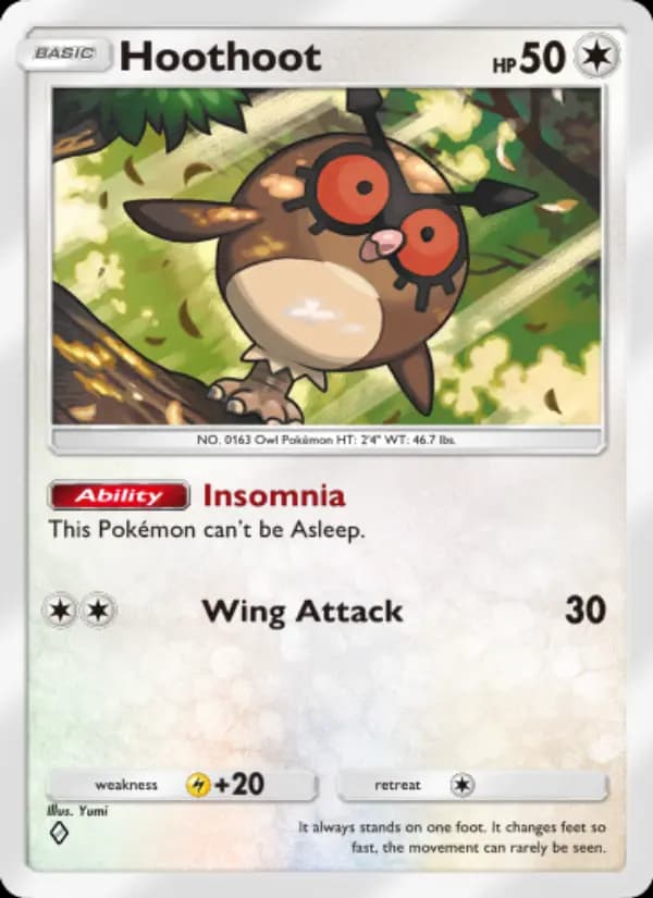 Hoothoot — Wisdom of Sea and Sky, One Diamond