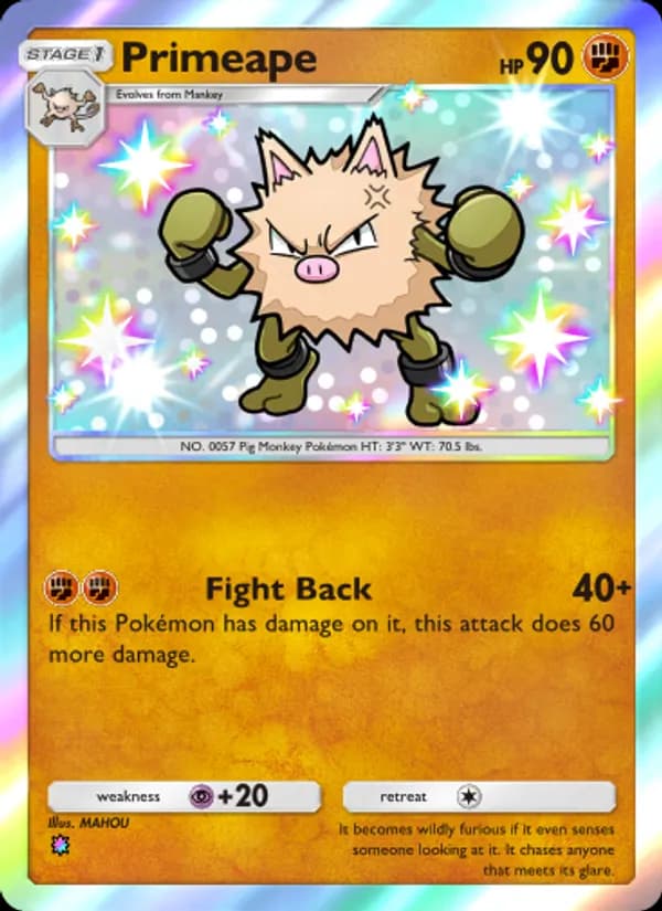 Primeape — Wisdom of Sea and Sky, One Shiny