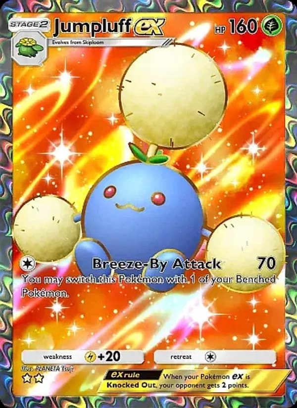 Jumpluff ex — Secluded Springs, Two Star