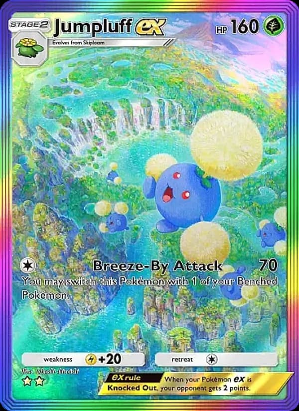 Jumpluff ex — Secluded Springs, Two Star