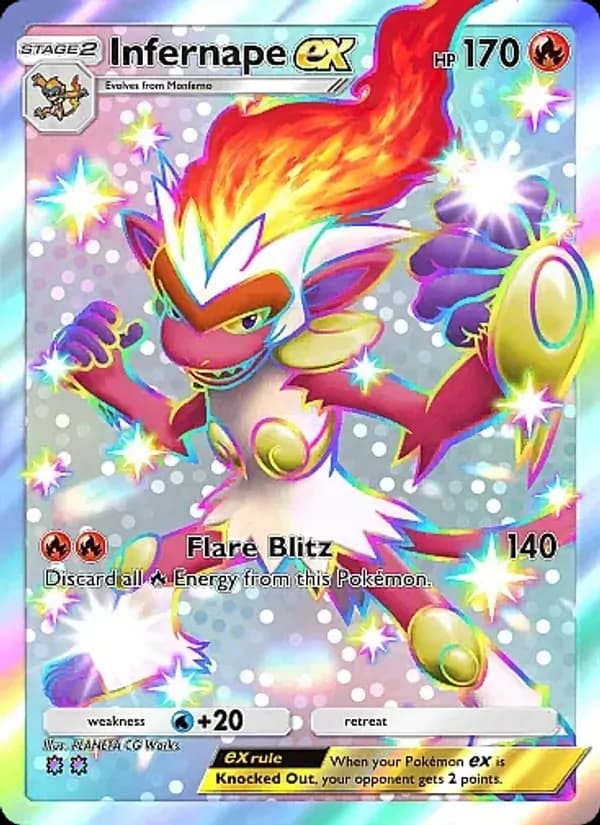 Infernape ex — Secluded Springs, Two Shiny
