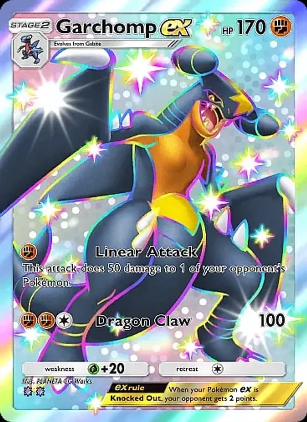 Garchomp ex — Secluded Springs, Two Shiny