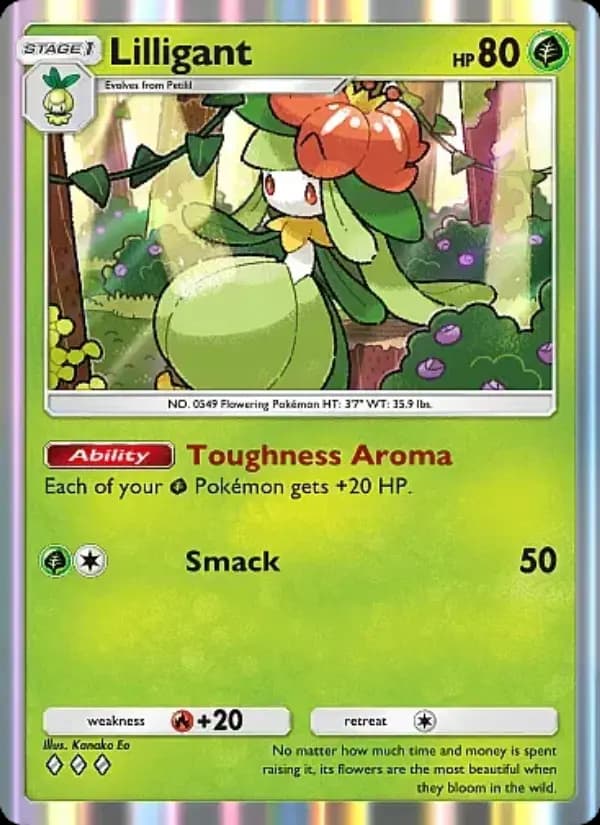 Lilligant — Mega Rising, Three Diamond