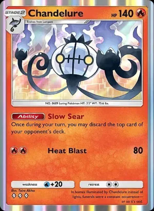 Chandelure — Mega Rising, Three Diamond