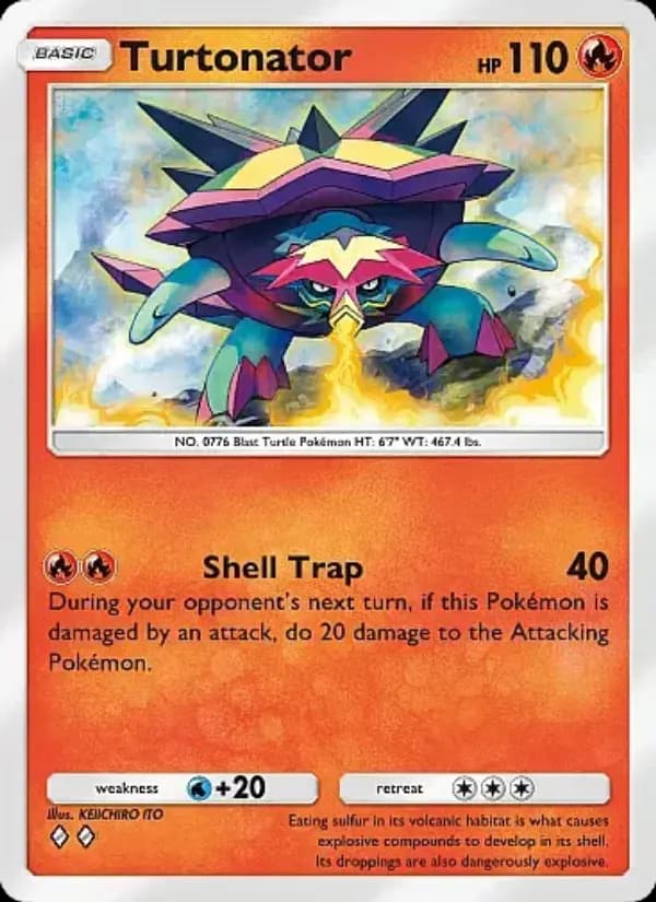 Turtonator — Mega Rising, Two Diamond