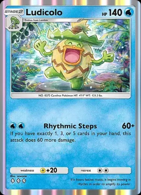 Ludicolo — Mega Rising, Three Diamond