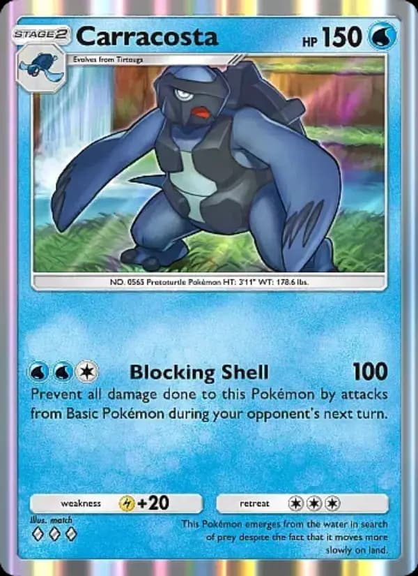 Carracosta — Mega Rising, Three Diamond