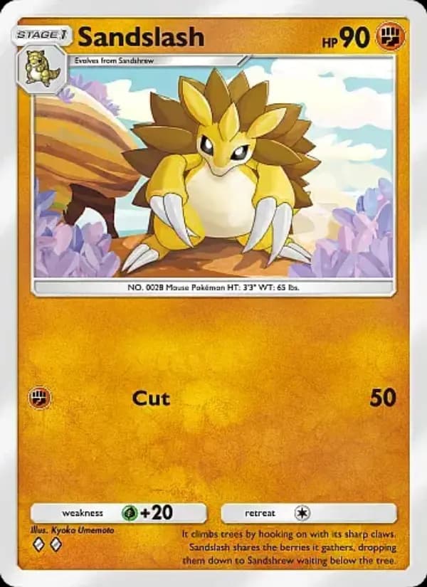 Sandslash — Mega Rising, Two Diamond