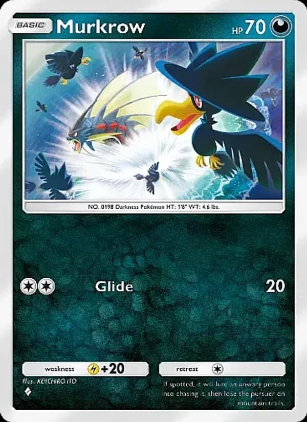 Murkrow — Mega Rising, One Diamond