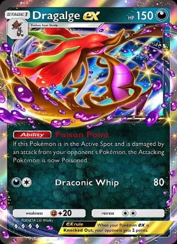 Dragalge ex — Mega Rising, Four Diamond