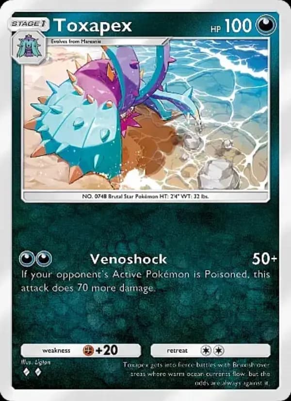 Toxapex — Mega Rising, Two Diamond