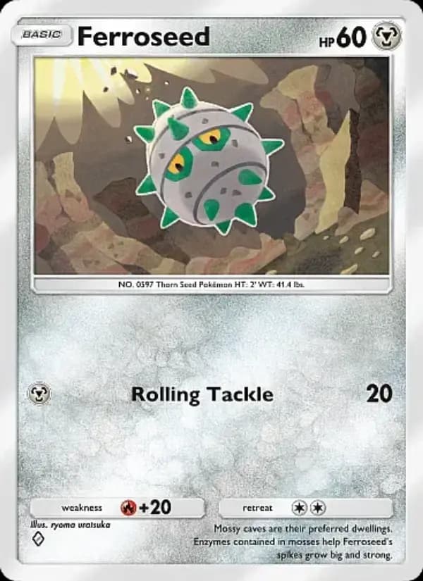 Ferroseed — Mega Rising, One Diamond