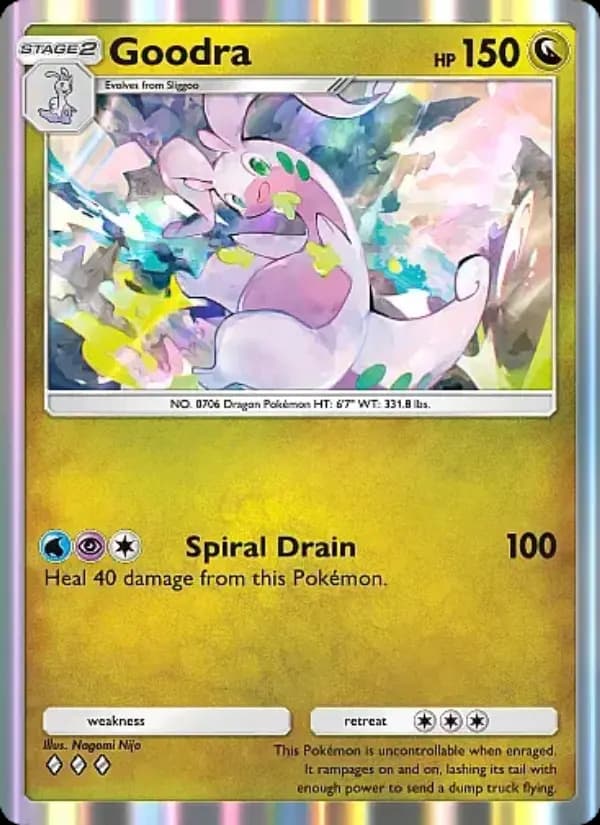 Goodra — Mega Rising, Three Diamond