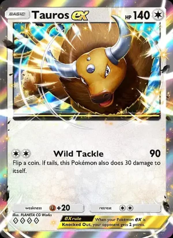 Tauros ex — Mega Rising, Four Diamond