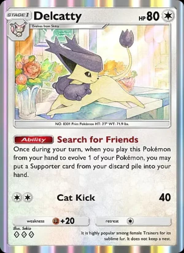 Delcatty — Mega Rising, Three Diamond