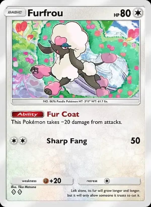 Furfrou — Mega Rising, Two Diamond