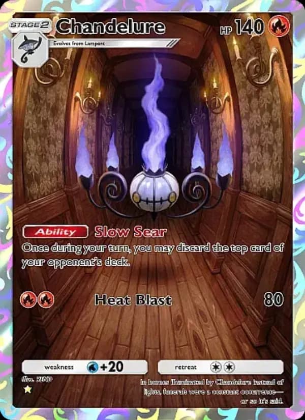 Chandelure — Mega Rising, One Star