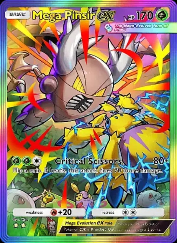 Mega Pinsir ex — Mega Rising, Two Star