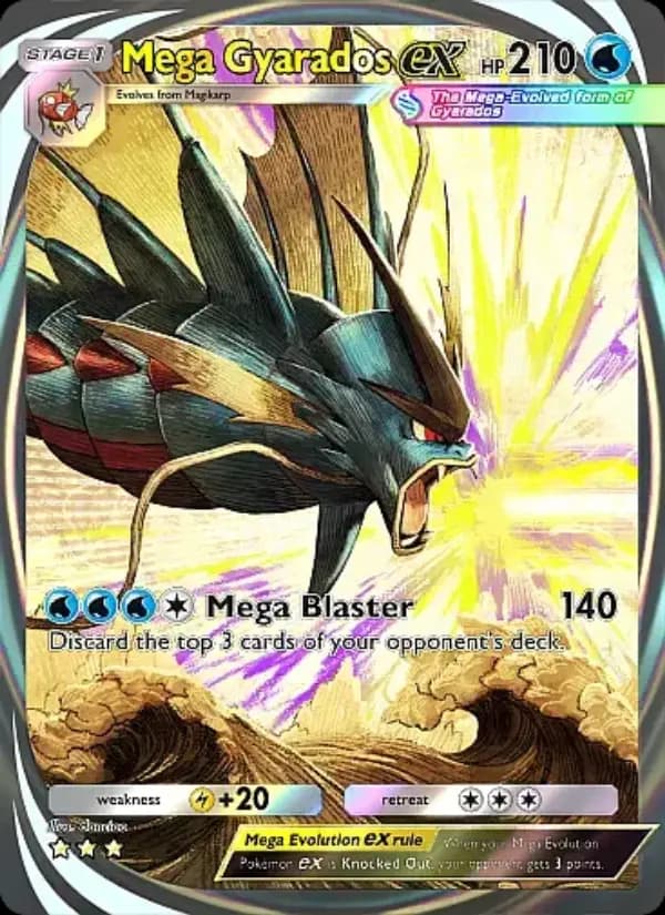 Mega Gyarados ex — Mega Rising, Three Star