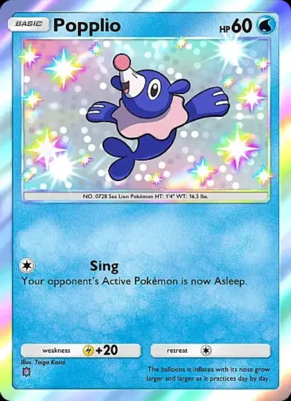 Popplio — Mega Rising, One Shiny