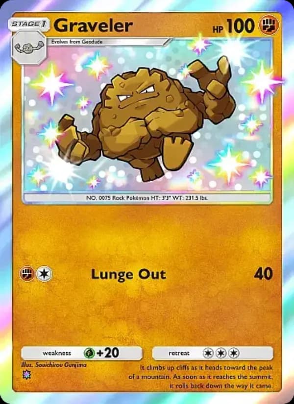 Graveler — Mega Rising, One Shiny